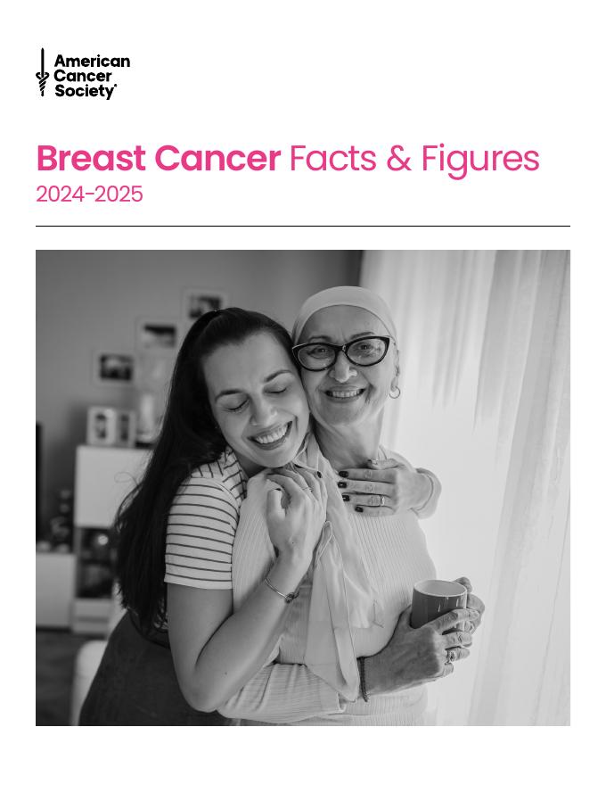 美国癌症协会ACS：2024-2025乳腺癌事实与数据报告（英文版）海报