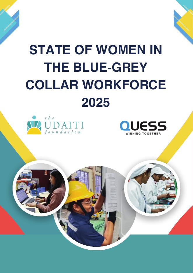 Quess Corp：2025年印度蓝灰领劳动力中女性就业状况研究报告（英文版）海报