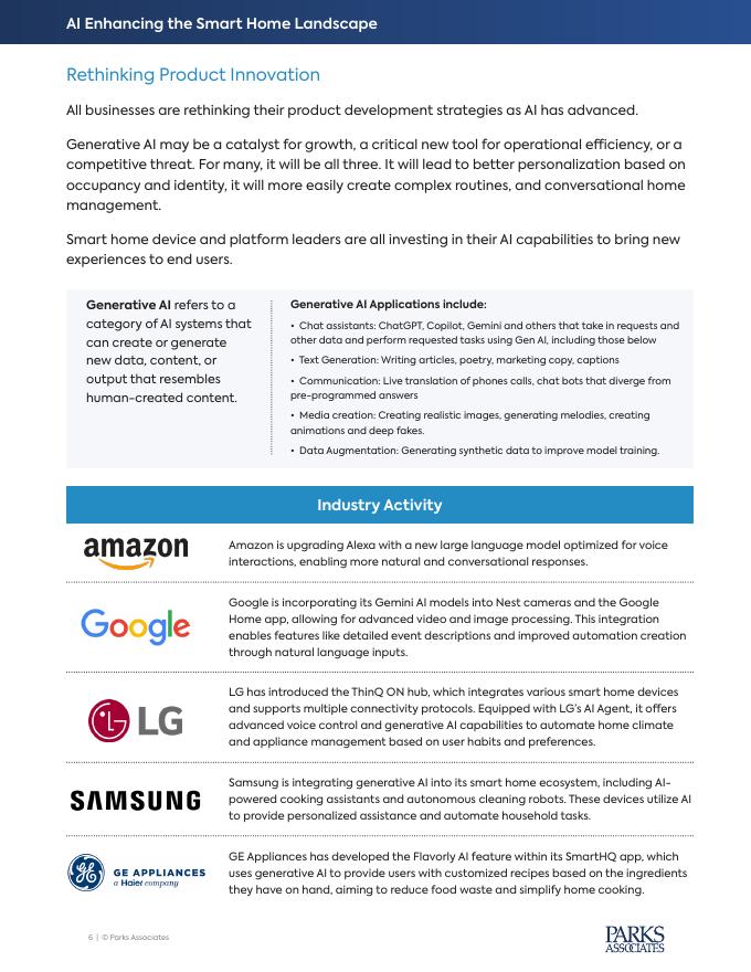 Parks Associates：2025年人工智能改变智能家居体验白皮书（英文版）_第6页