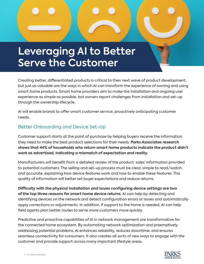 Parks Associates：2025年人工智能改变智能家居体验白皮书（英文版）_第7页
