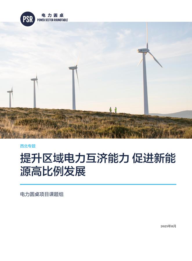 自然资源保护协会：2025年提升区域电力互济能力 促进新能源高比例发展报告海报