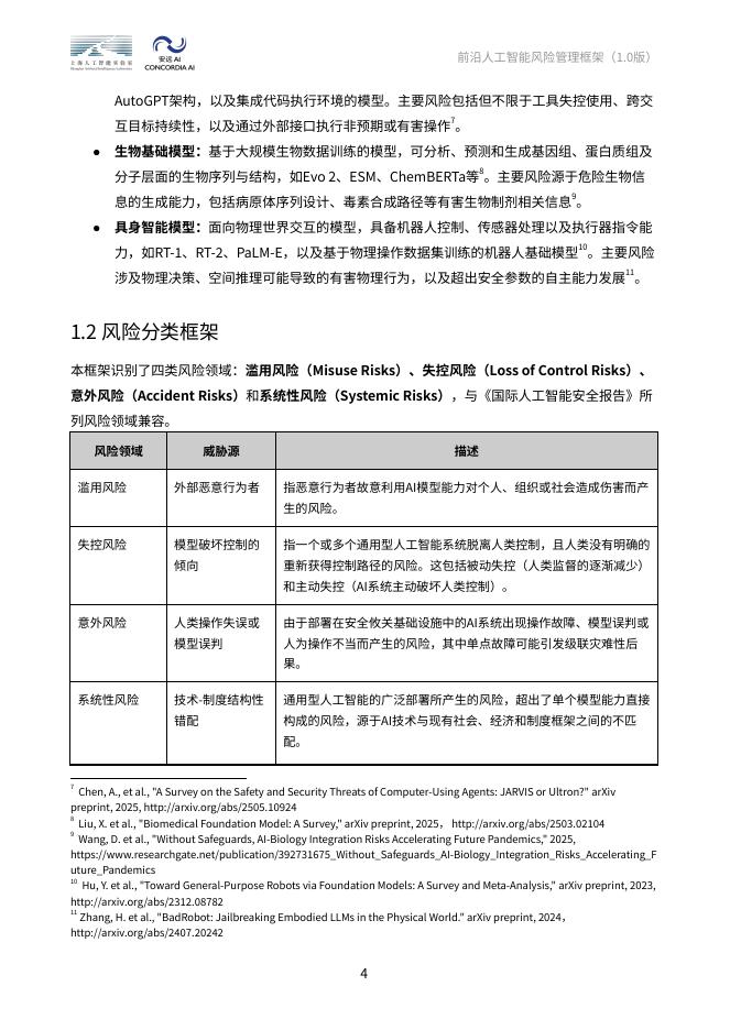 上海人工智能实验室&安远AI：2025年前沿人工智能风险管理框架报告_第10页
