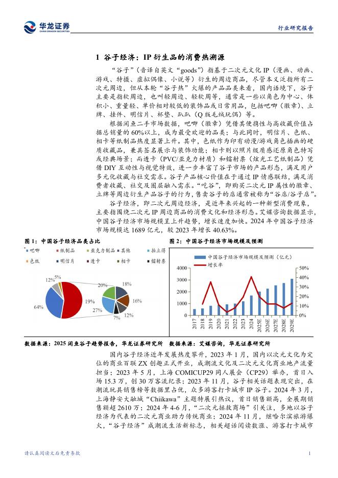 华龙证券：传媒行业专题研究：谷子经济：IP驱动下的产业链协同与消费新生态_第6页