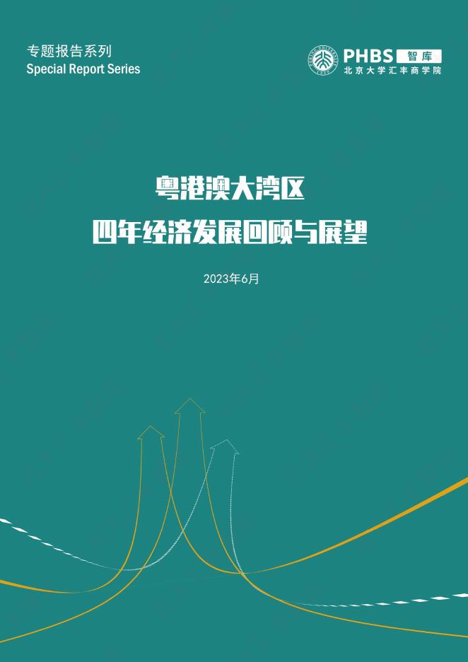 北大汇丰商学院：2023年粤港澳大湾区四年经济发展回顾与展望报告