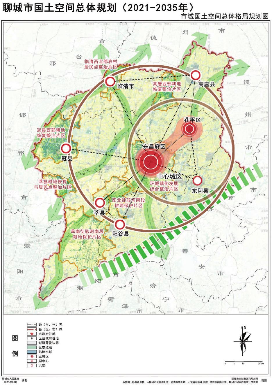聊城市国土空间总体规划（2021—2035年）图纸 公开稿