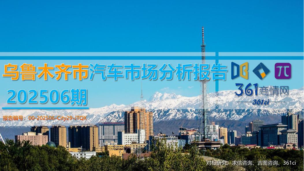 吉图咨询：乌鲁木齐市汽车市场分析报告（2025年第6期）