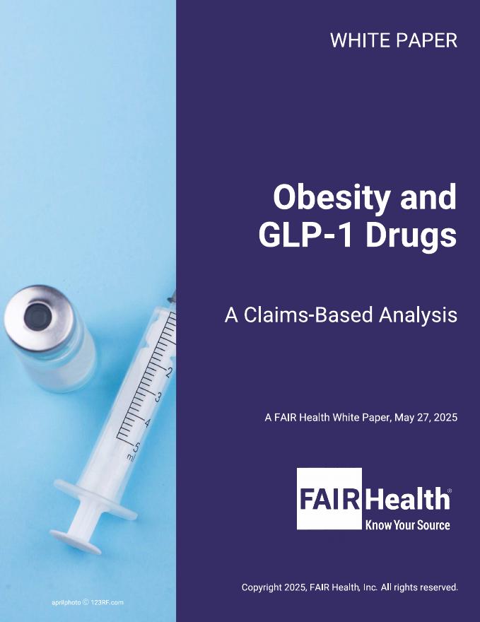 FAIR Health：2025年肥胖症与GLP-1药物：一项基于理赔数据的分析报告（英文版）