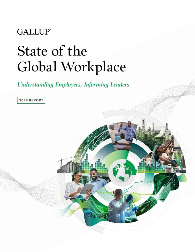 GALLUP：2025年全球职场现状报告（英文版）海报