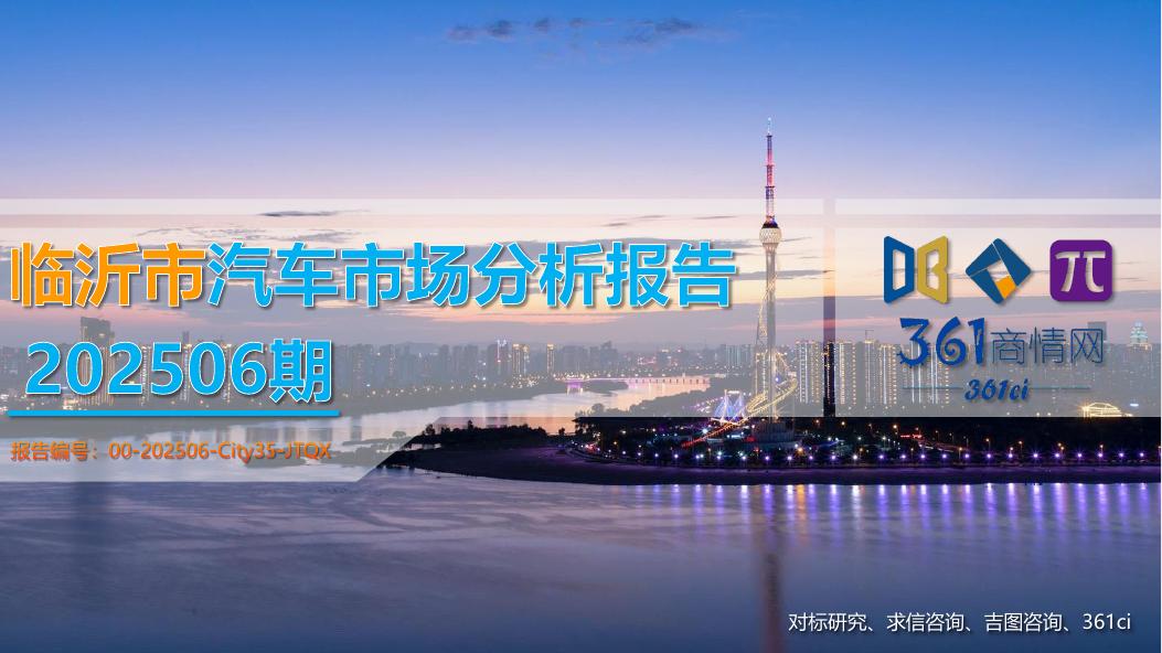 吉图咨询：临沂市汽车市场分析报告（2025年第6期）