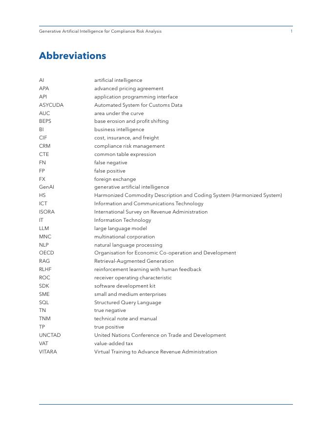 国际货币基金组织：2025年用于合规风险分析的生成性人工智能：在税务和海关管理中的应用报告（英文版）_第7页