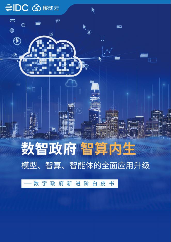 IDC：2025年数字政府新进阶白皮书
