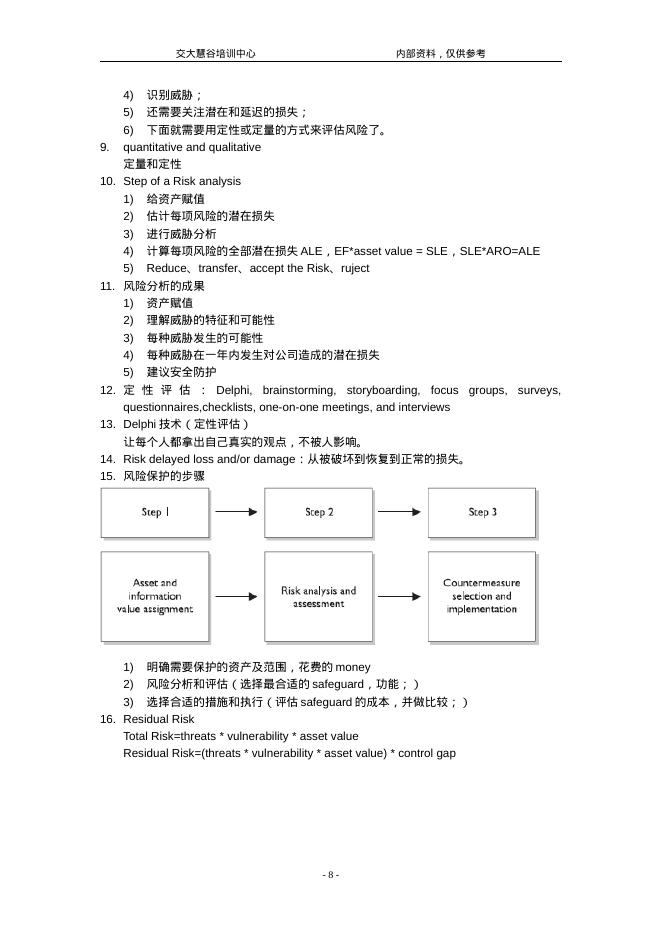 CISSP最新培训班详细笔记_第8页