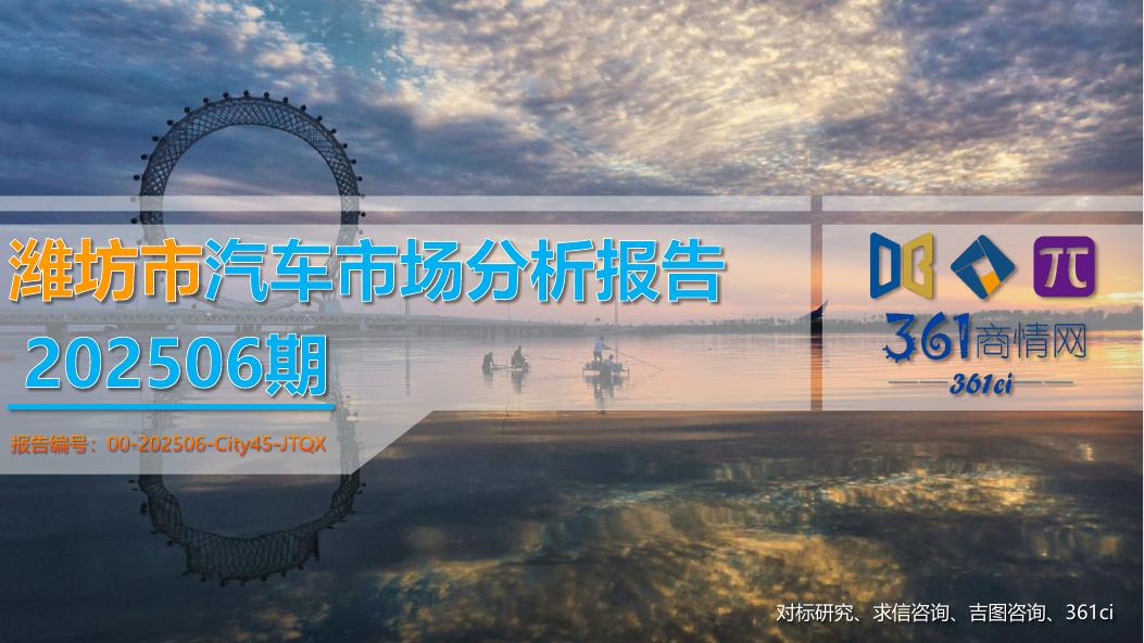 吉图咨询：潍坊市汽车市场分析报告（2025年第6期）