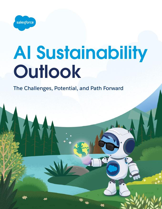 Salesforce：2025年人工智能可持续发展展望报告：挑战、潜力与前行之路（英文版）海报