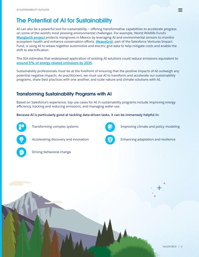 Salesforce：2025年人工智能可持续发展展望报告：挑战、潜力与前行之路（英文版）_第6页