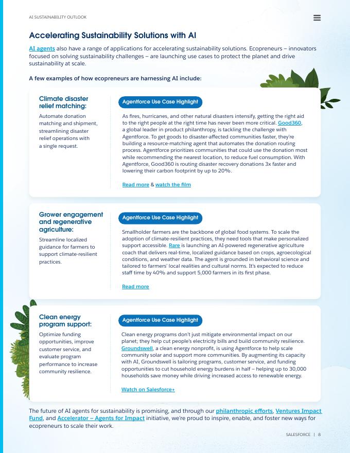 Salesforce：2025年人工智能可持续发展展望报告：挑战、潜力与前行之路（英文版）_第8页