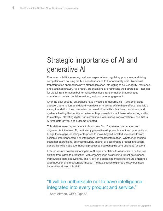 凯捷Capgemini：2025年企业转型中人工智能规模化应用蓝图-从试点到生产的跃迁（英文版）_第6页
