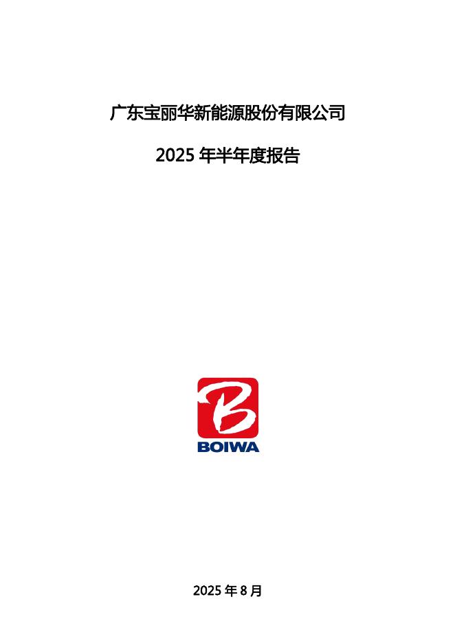 000690-宝新能源：2025年半年度报告