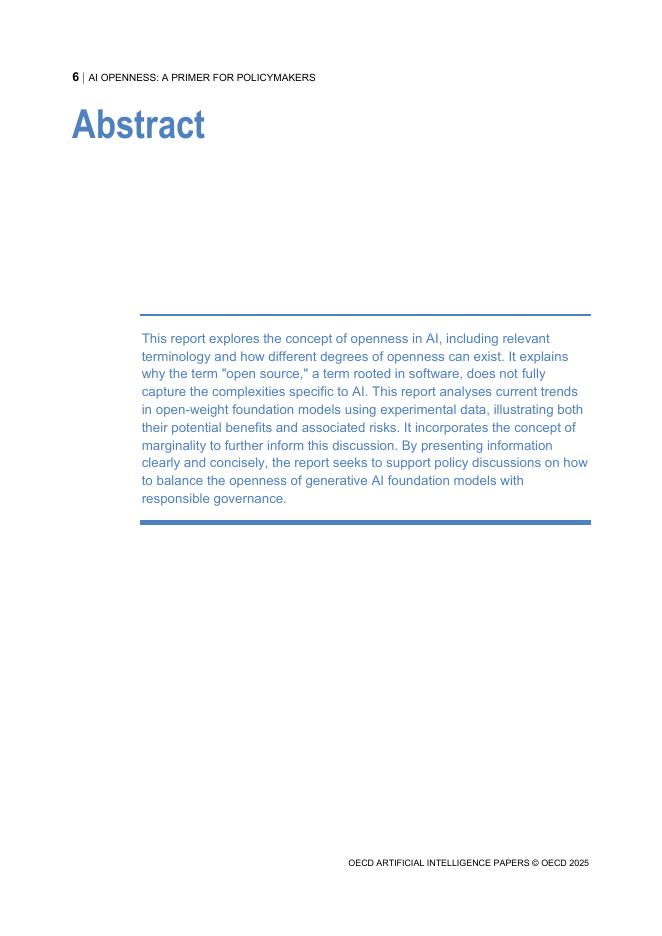 OECD经合组织：2025年人工智能开放性：政策制定者指南报告（英文版）_第6页