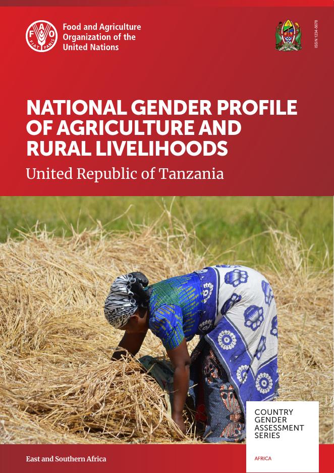 FAO联合国粮农组织：2025年坦桑尼亚联合共和国国家农业和农村生计性别状况分析报告（英文版）海报
