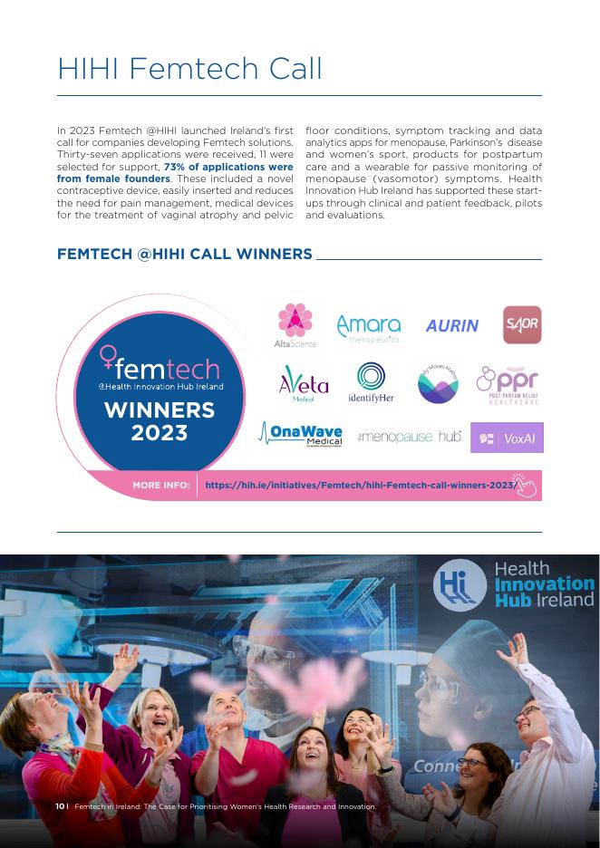 爱尔兰健康创新中心：2025年爱尔兰女性科技报告：优先开展女性健康研究与创新价值论证（英文版）_第10页