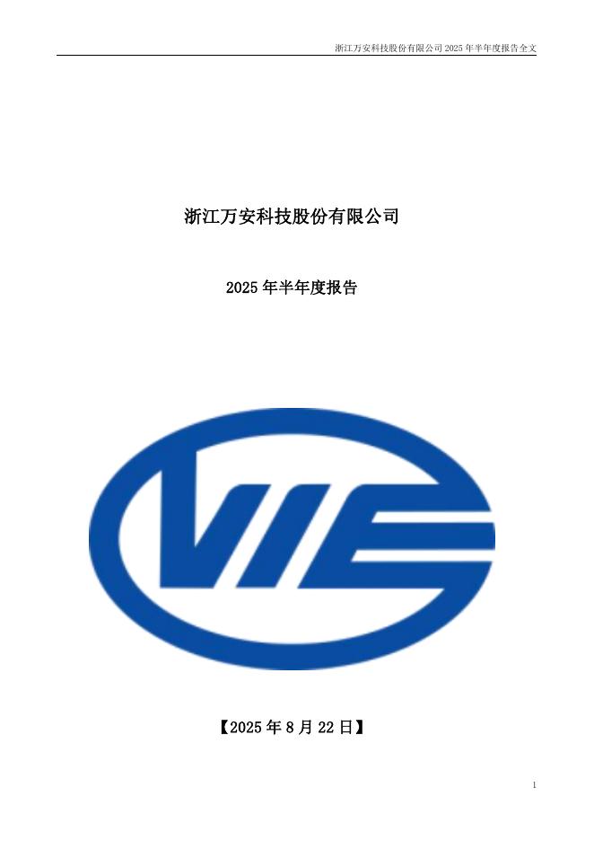 002590-万安科技：2025年半年度报告