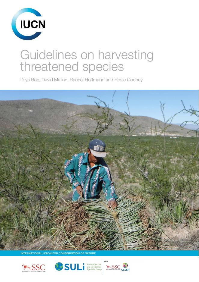 IUCN世界自然保护联盟：2025年受威胁物种采集指南报告（英文版）海报