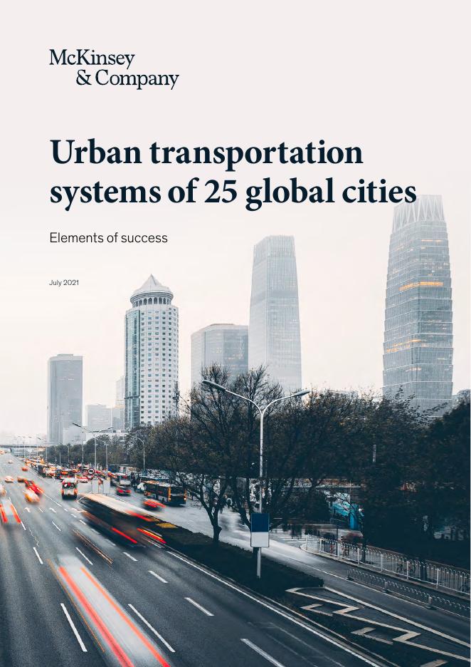 麦肯锡：2021年全球25个城市的城市交通系统报告（英文版）