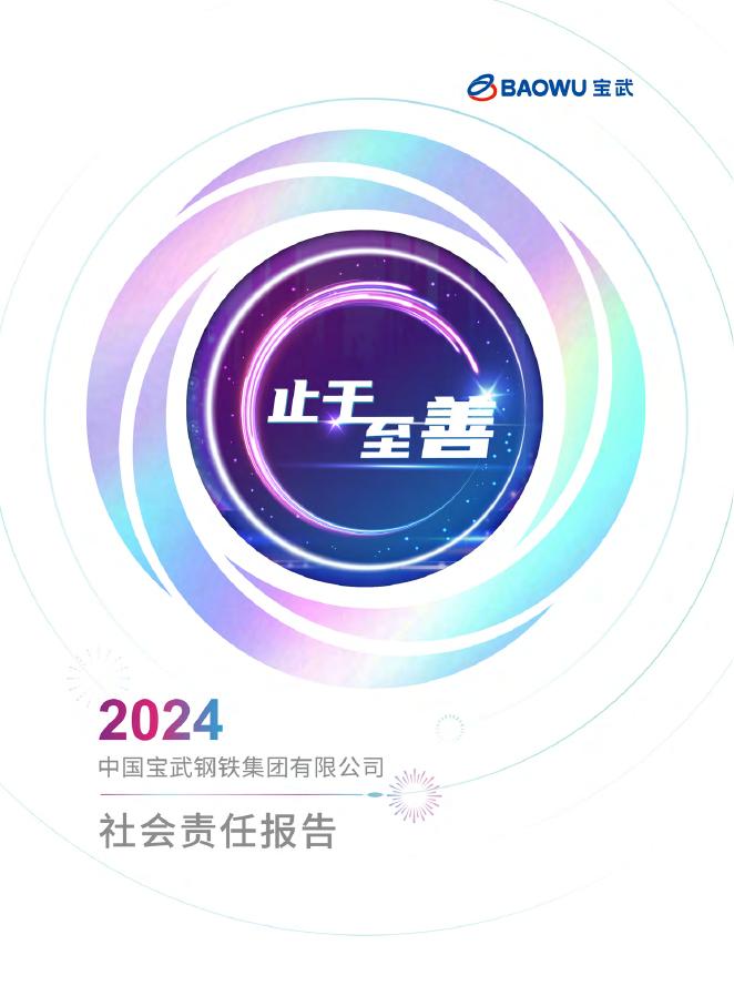 中国宝武：2024年社会责任报告海报