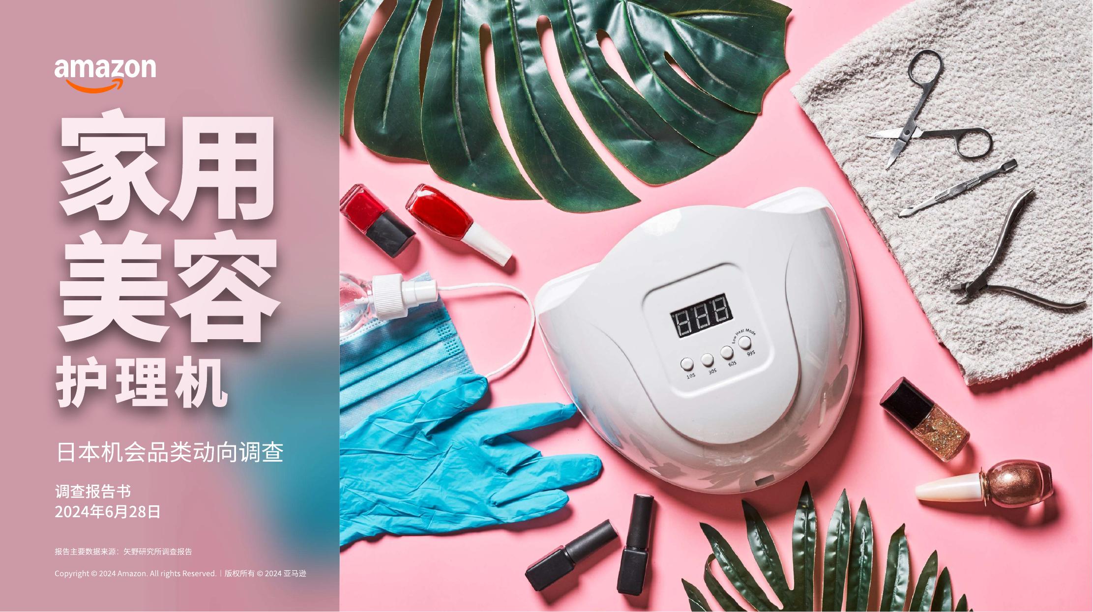 亚马逊全球开店：2024年亚马逊日本机会品类动向调查-家用美容护理机海报
