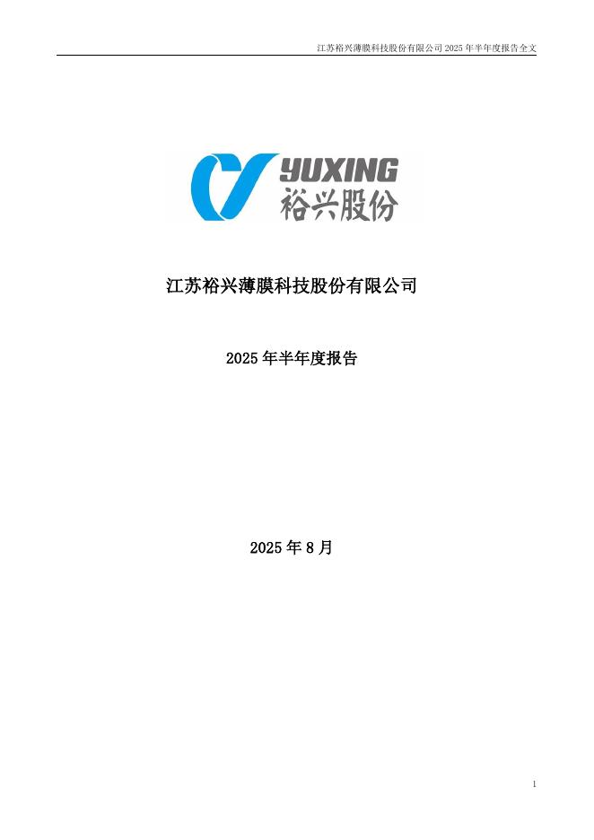 300305-裕兴股份：2025年半年度报告