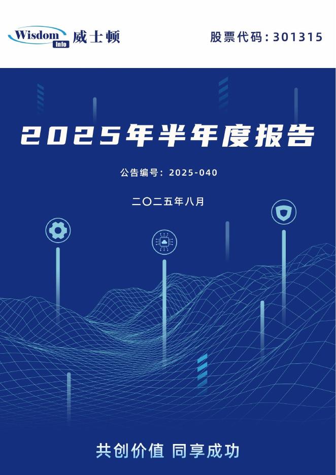 301315-威士顿：2025年半年度报告