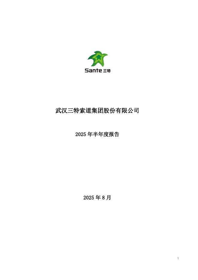 002159-三特索道：2025年半年度报告