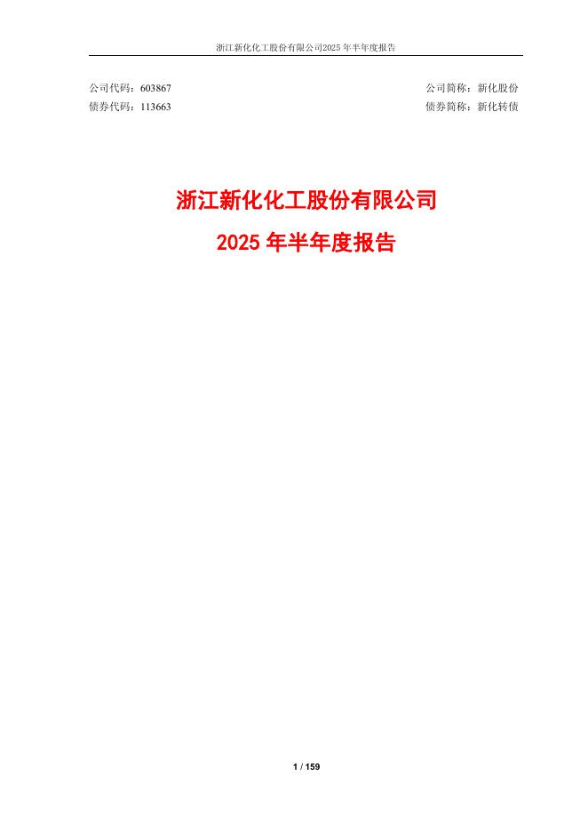 113663-新化股份：新化股份2025年半年度报告