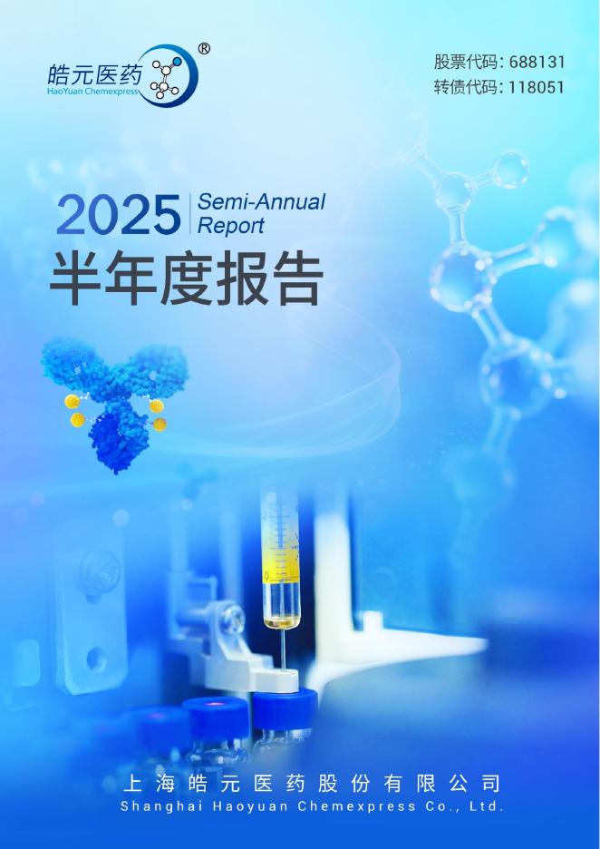 118051-皓元医药：上海皓元医药股份有限公司2025年半年度报告