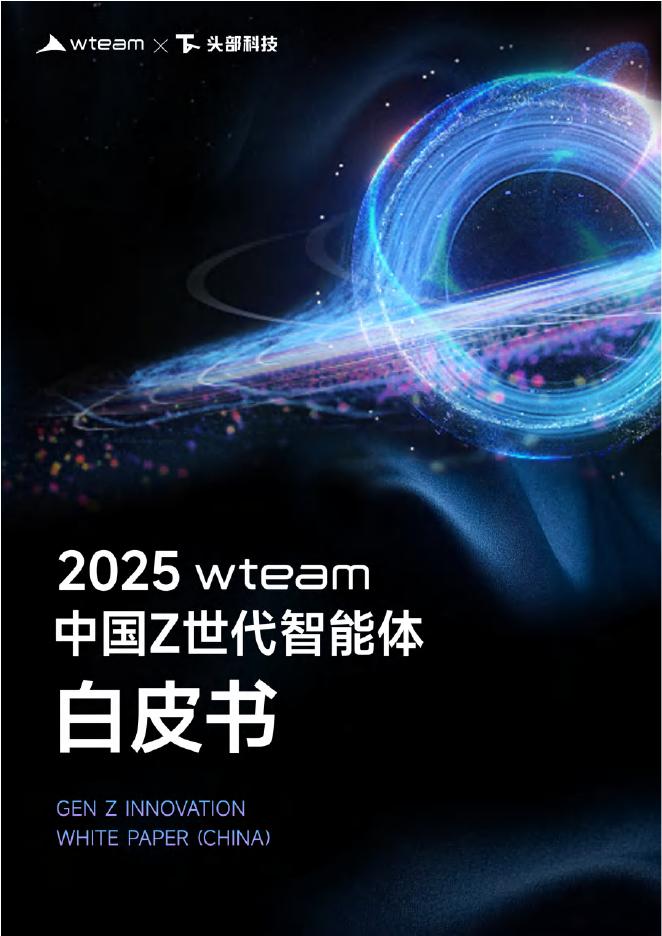 wteam：2025年中国Z世代智能体白皮书