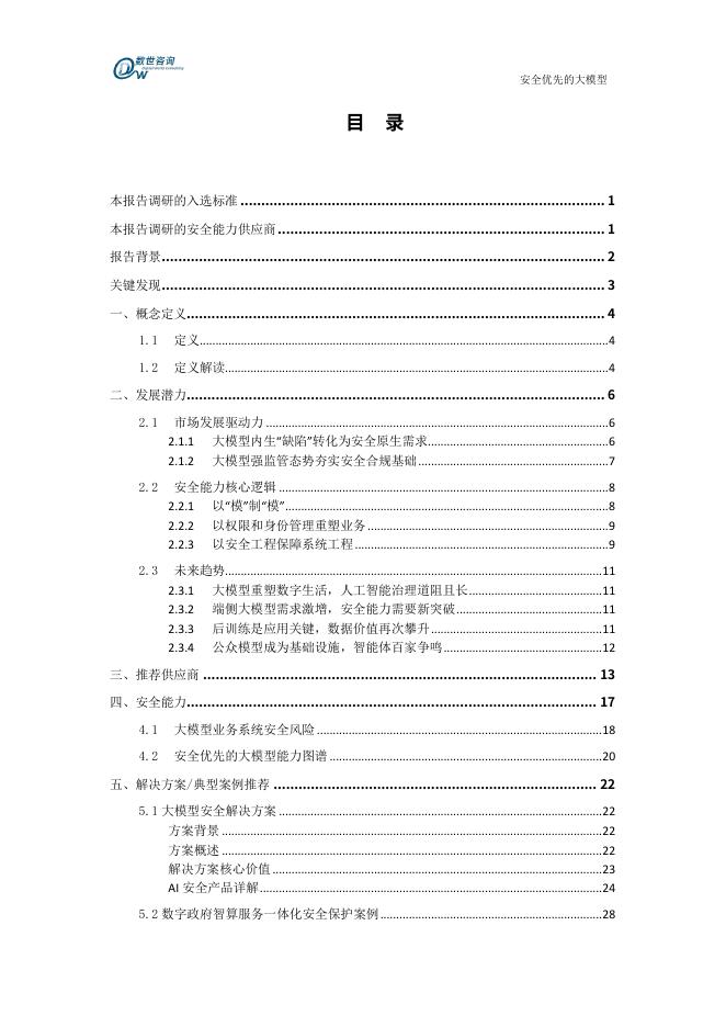 数世咨询：2025年安全优先的大模型研究报告_第4页