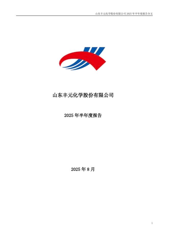 002805-丰元股份：2025年半年度报告
