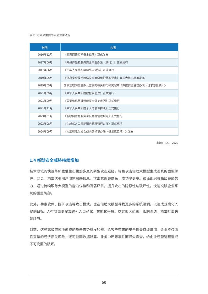 IDC：2025年大模型赋能下一代AI防火墙安全能力再升级白皮书_第7页