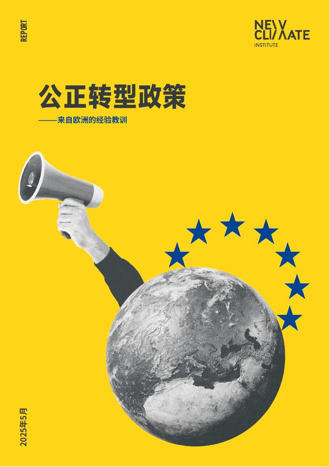 GIZ：2025年NCI公正转型政策-来自欧洲的经验教训报告海报