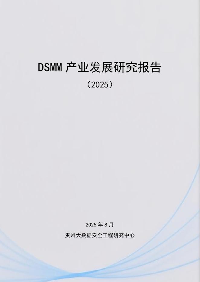 贵州大数据安全工程研究中心：DSMM产业发展研究报告（2025）海报