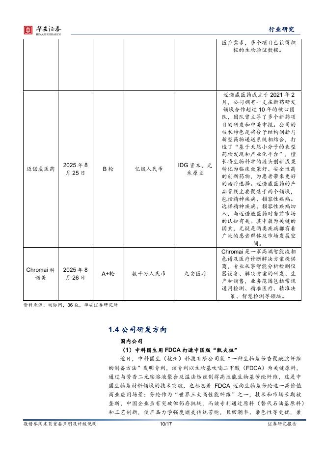 华安证券：合成生物学周报：国务院印发关于深入实施“人工智能+”行动的意见，鄂托克旗首个合成生物项目开工_第10页