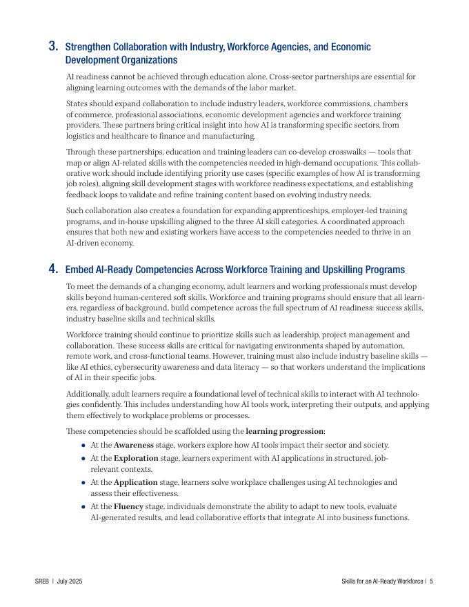 SREB：2025年人工智能AI时代劳动力技能框架报告（英文版）_第7页