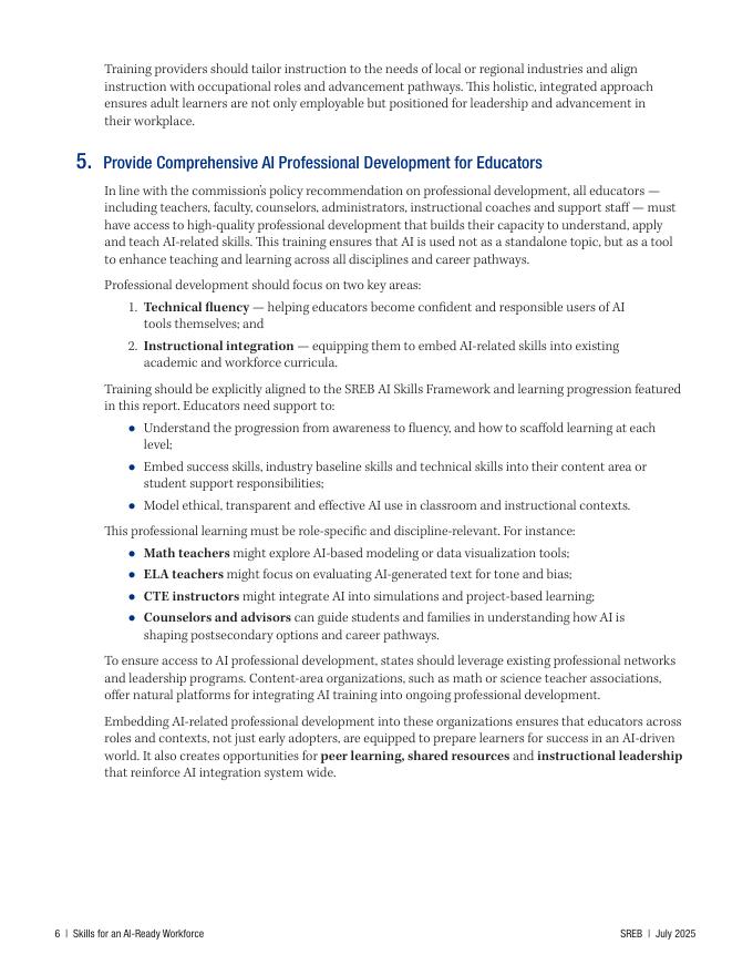 SREB：2025年人工智能AI时代劳动力技能框架报告（英文版）_第8页