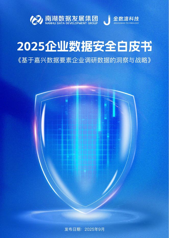 金数湾科技&南湖数据：2025年企业数据安全白皮书-基于嘉兴数据要素企业调研数据的洞察与战略海报