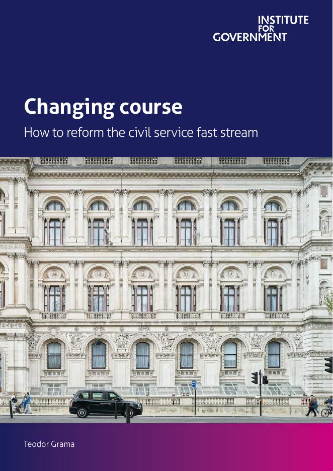 政府研究所：改变方向-如何快速改革公务员系统（英文版）