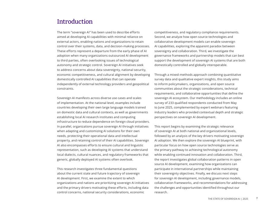 Linux基金会：2025年主权AI状况报告：开源项目与全球协作在全球人工智能战略中的作用（英文版）_第7页