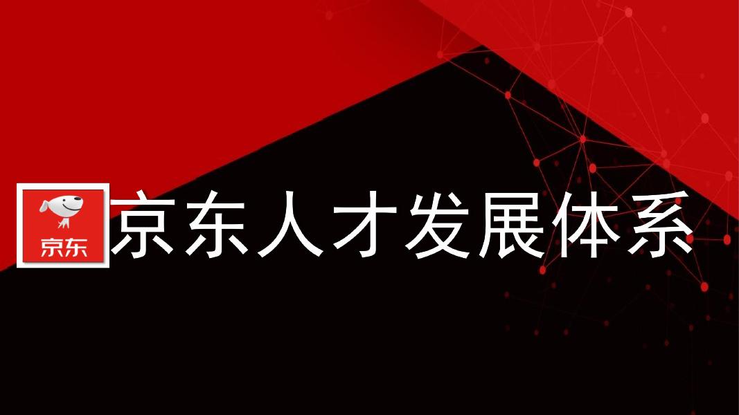 京东：京东的人才发展体系海报