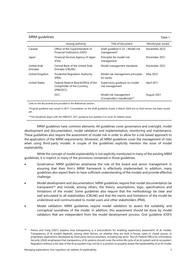 国际清算银行：管理解释：监管机构如何解决人工智能的可解释性（英文版）_第9页