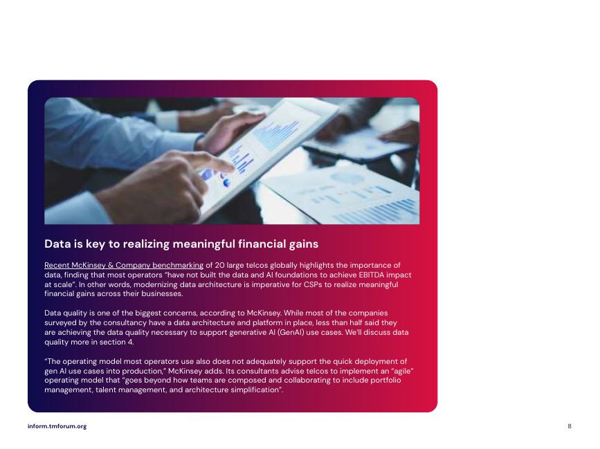 电信管理论坛（TMF）：2025年现代数据架构赋能人工智能（AI）潜力释放研究报告（英文版）_第8页